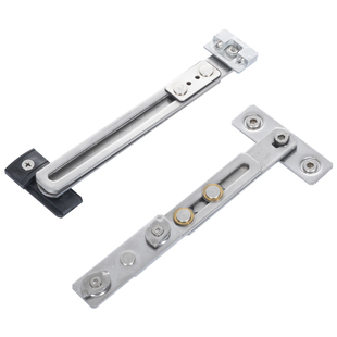 断桥铝弧形平开窗异型窗阻尼风撑内开内倒防风撑杆限位器免打孔