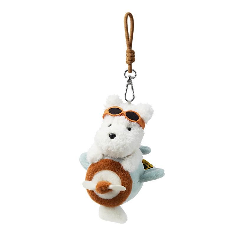 babycare玩具bctoys毛絨小旋風(fēng)雪納瑞玩偶西高地小狗包掛飾鑰匙扣
