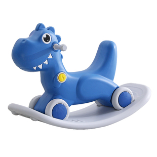 婴儿家用木马儿童宝宝摇摇马两用多功能溜溜车二合一室内幼儿摇马