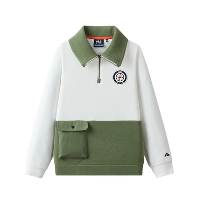 FILA斐乐男童加绒保暖卫衣