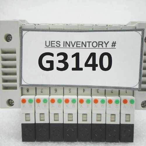 SMC VV5Q11-08-DAJ00907 8-Port Pneumatic Manifold ASM 50-1252