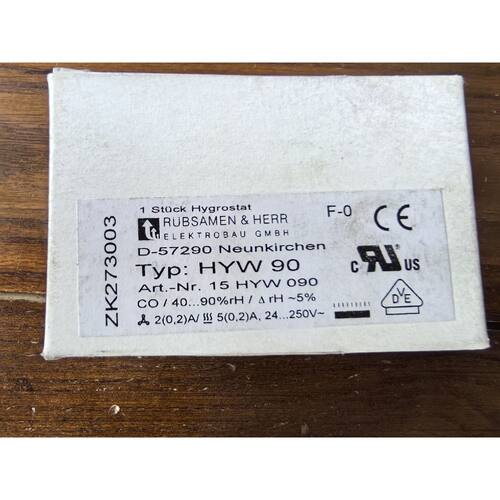 询价德国Rubsamen&Herr温控器HYW 90，型号15