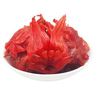 玫瑰茄干酸甜即食蜂蜜洛神花果脯玫瑰花蜜饯网红休闲零食小吃罐装