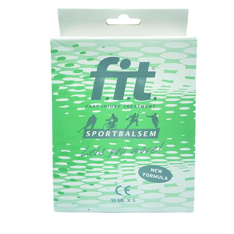 fit小绿管运动乳膏膝盖肌肉拉损伤修复荷兰菲艾特热身膏10ml*5支
