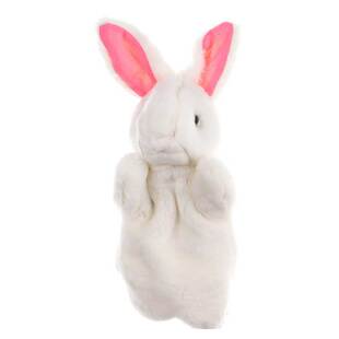 促销开学礼物小白兔子动物手偶宝宝讲故事手套公仔玩具可爱玩偶