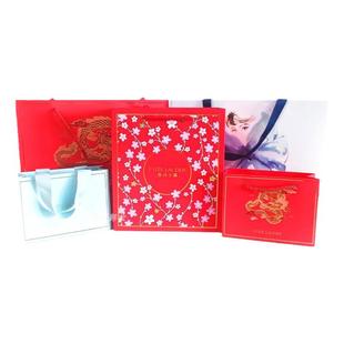 专柜正品雅诗兰黛包装盒眼霜礼品袋手拎袋护肤品精华礼盒包装袋子