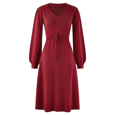 秋水伊人文艺复古聚酯纤维