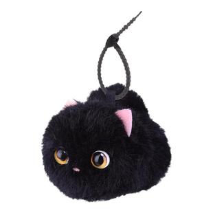 创意旋转尾巴翻滚小猫咪搞怪玩偶公仔抽象毛绒包包挂件送女生礼物