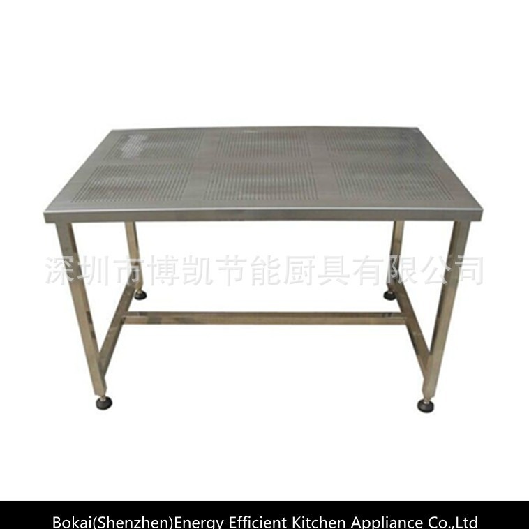 厂家供应304不锈钢加厚工作台商用厨房设备案板打荷台打包台定 制