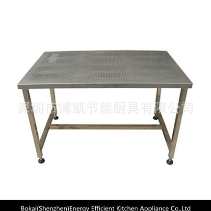 厂家供应304不锈钢加厚工作台商用厨房设备案板打荷台打包台定 制