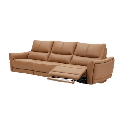 顾家家居纳帕真皮沙发现代