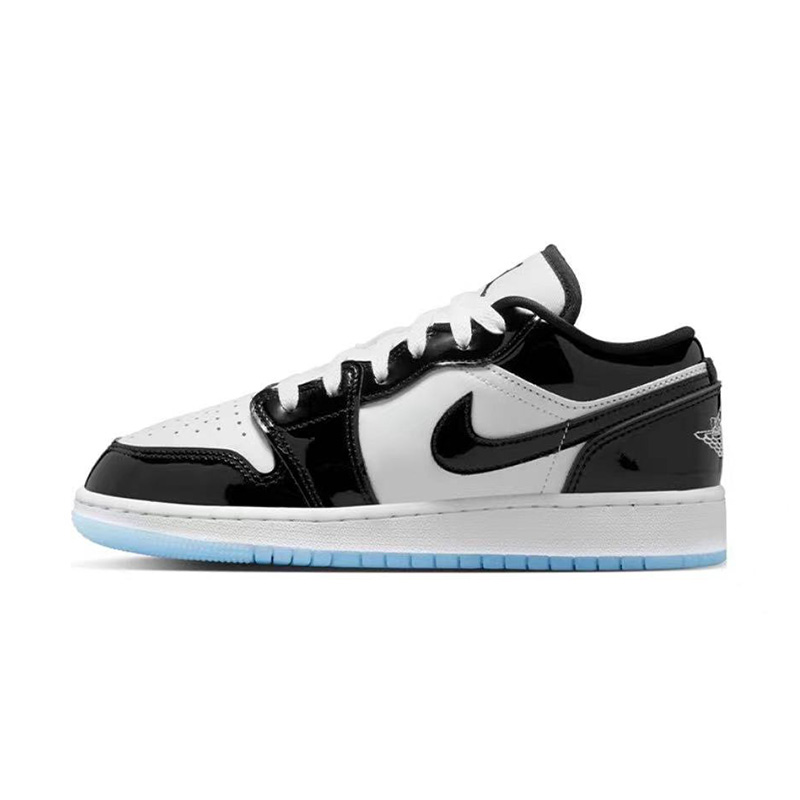 Air Jordan 1 Low GS AJ1黑白熊猫女子低帮复古篮球鞋DV1333-100