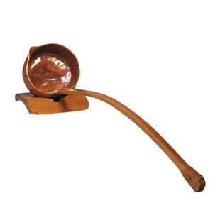 【茶与器】台湾竹艺师 廖壹男  云纹茶勺 竹制 分茶器 茶道