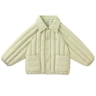 全棉时代儿童保暖外套秋冬新款加厚男幼童外套易去污微厚外套
