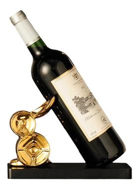 陶瓷红酒架摆件兔子装饰品