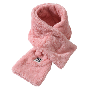 儿童秋冬围巾舒棉绒围脖男童女宝宝加厚保暖护颈防风A类宝宝脖圈