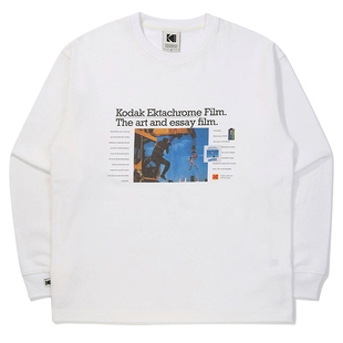 【新品】【影像胶卷】KODAK柯达2025秋冬男女通用 纯棉长袖T恤