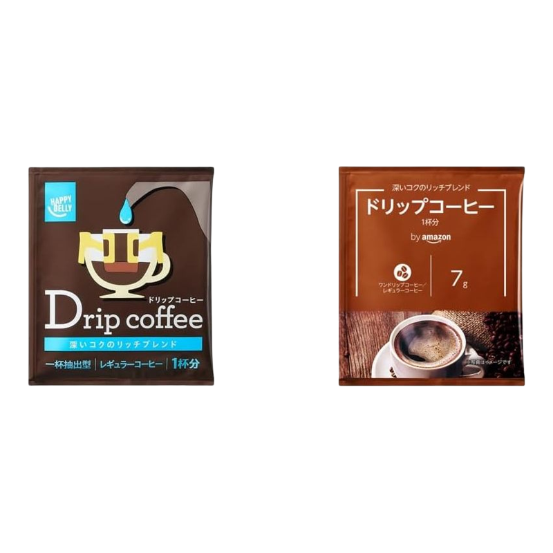 日本代购byAmazon滴滤挂耳咖啡100袋/盒深度烘焙醇香浓厚办公居家