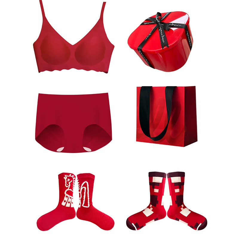 马年可爱本命年内衣套装
