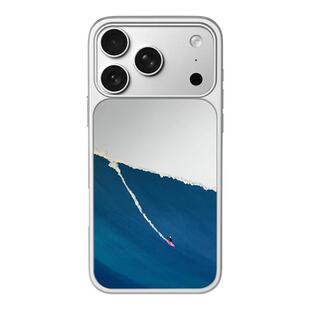 哩卜哩卜无际深海冲浪适用iPhone17promax手机壳苹果16pro磁吸华为P70镜面17电镀银OPPOreon12高级13pro镜子