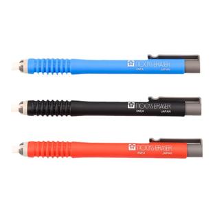 日本sakura进口樱花按动式笔型橡皮不留痕笔形橡皮擦美术绘画素描专用小学生擦的干净自动象皮高光像皮擦无痕