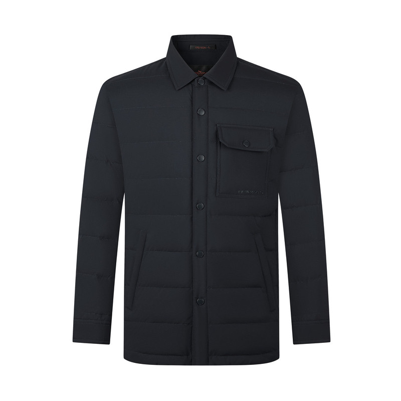 柒牌商务翻领羽绒服夹克男