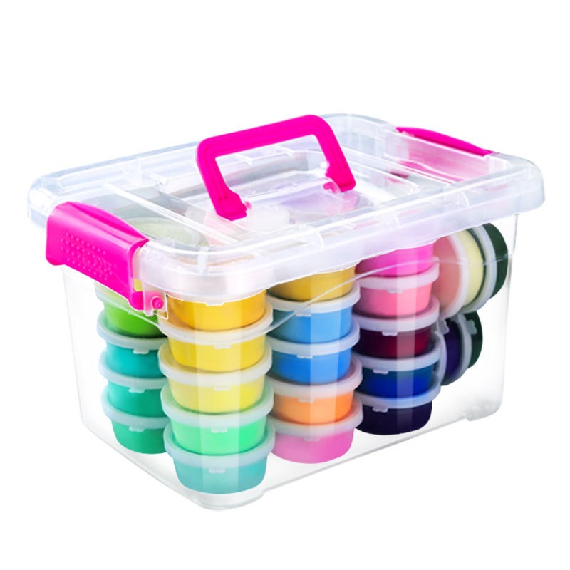 36色超轻粘土密封袋装儿童橡皮泥太空泥手工制作陶泥黏土diy彩泥