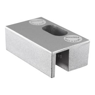 cumu川木无框玻璃门夹地弹簧上下夹自动门电插锁配件