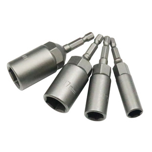 8mm电钻套筒头5.5mm风批套筒头加深6六角电动螺丝刀批头螺母扳手