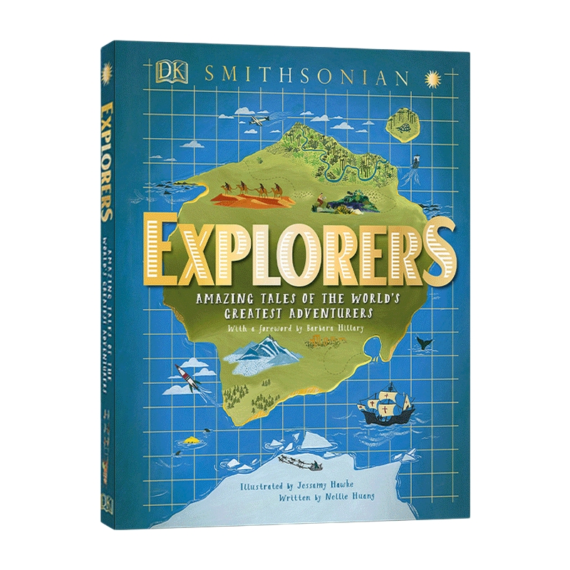 英文原版 Explorers 探险家 伟大冒险家的惊奇故事 精装 英文版 进口英语原版书籍