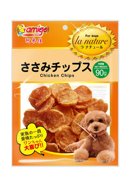 阿米佳宠物狗狗零食鸡胸肉扇贝小圆片泰迪比熊博美吃的肉干片