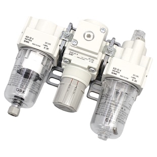 SMC空气过滤器调压阀三联件AC20-02G-A油水分离器AC30气源处理器