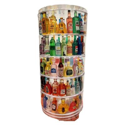 食玩小摆件展示架多层旋转透明