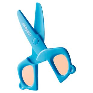 mideer弥鹿儿童多功能剪刀宝宝安全不伤手幼儿园美工美术专用带刻度尺学生圆头小剪子手工DIY工具剪纸刀小号