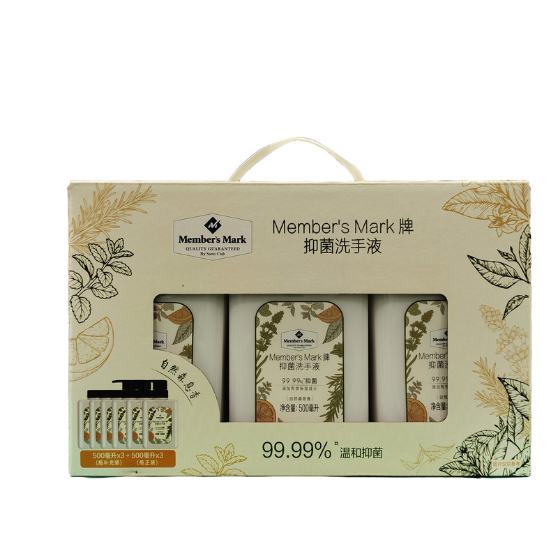 MM抑菌洗手液500ml*6自然森息香