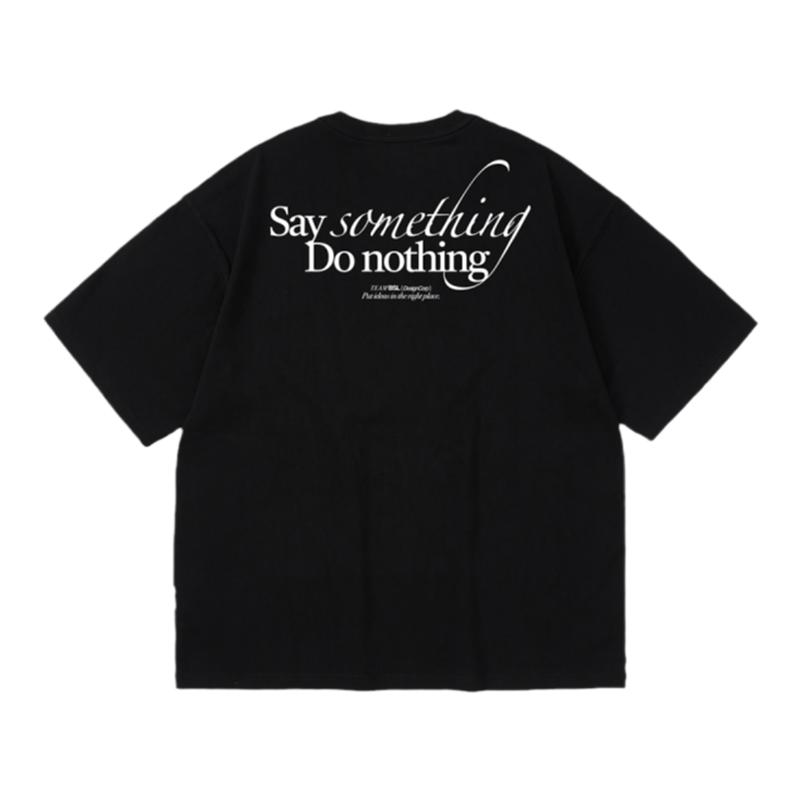 BULLSHITLAB(BSL) 废话实验室 废话生活系列标语 300g纯棉短袖