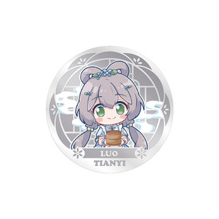 艾漫正版Vsinger周边彩绘币盲盒吧唧 茶馆乐正绫洛天依【官谷】