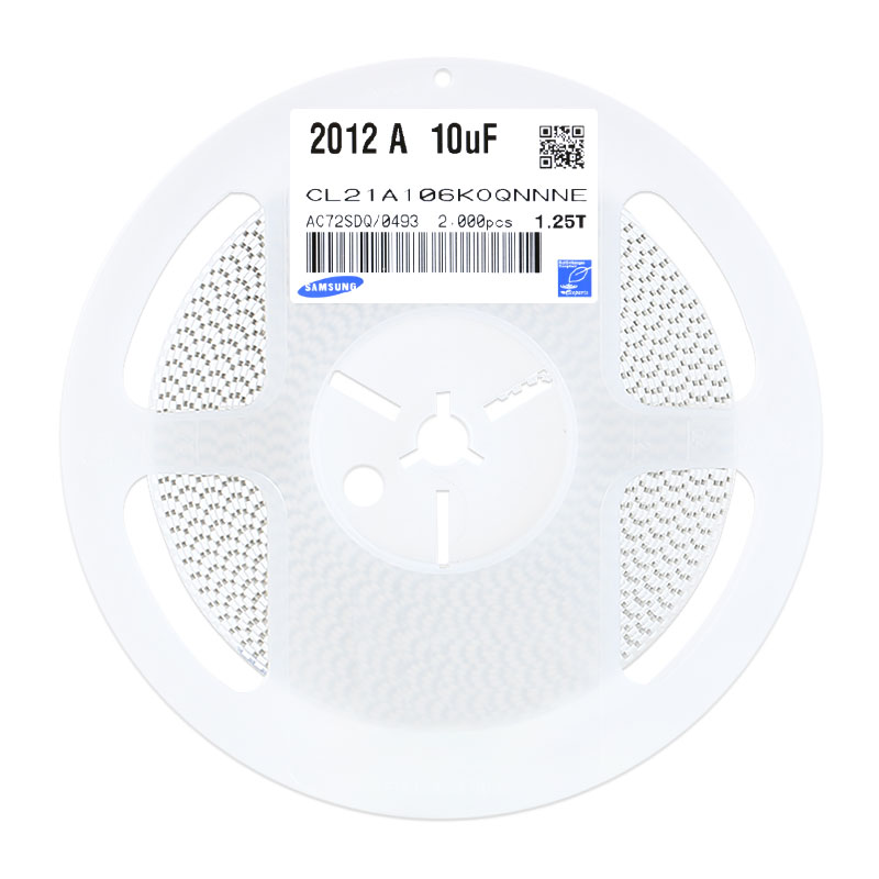 原装正品0805贴片电容 16V 10UF ±10% X5R CL21A106KOQNNNE 50只