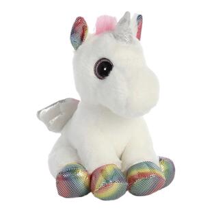 美国aurora world正版翅膀独角兽小飞马公仔玩偶娃娃毛绒玩具礼物