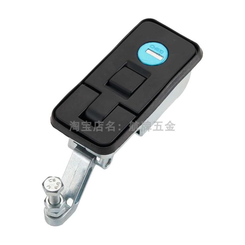 锌合金门锁弹跳锁平面锁MS718-3C仓盖锁按压锁拖车环形锁具电柜锁