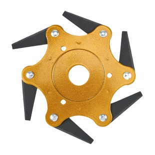 割草机刀片锰钢不怕石头割草专用刀打草机打草头六叶刀片配件大全