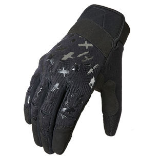 摩托车手套夏季 防摔透气 慢回弹软护具 男女款刘伯初触屏春夏秋