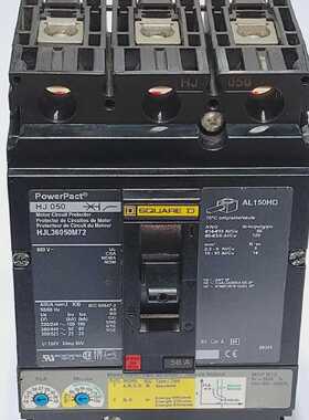 SQUARE D HJL36050M72 PowerPact HJ 050 50 AMP 电机电路保护器