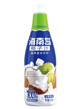 海南岛椰汁1.25kg*2瓶鲜榨椰子汁