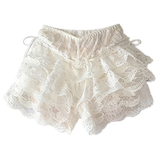white black skirt lace skirt women蕾丝蓬蓬裙短裙蓬松裙子女式