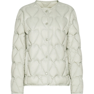 【零压轻暖鹅绒】naivee纳薇25冬新款无胆防绒羽绒火山岩