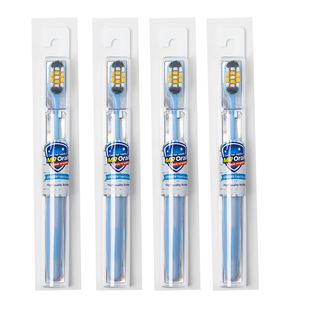 高档成人家用波浪形中硬毛牙刷大头家庭男女士去烟渍牙渍独立装