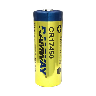 睿奕CR17450智能水表锂锰电池3V救生衣灯罗盘方向仪GPS定位烟感器