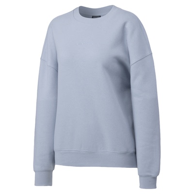 女前胸LOGO圆领拉绒卫衣