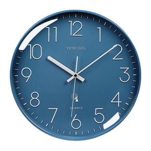 TIMESS电波钟钟表挂钟客厅家用时尚时钟挂墙轻奢装饰大气创意挂表